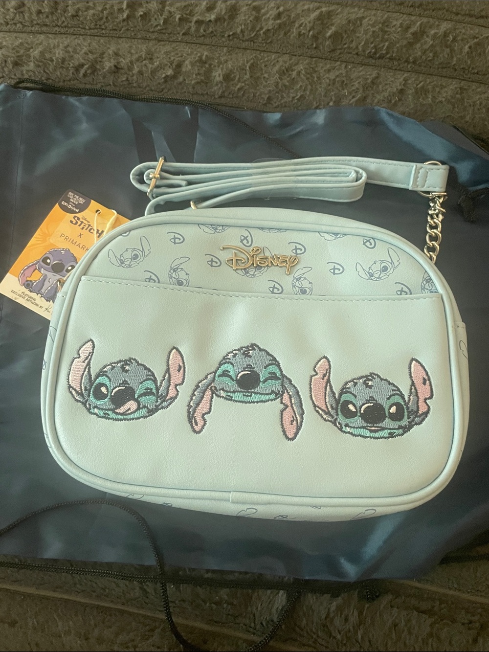 Disney Lilo & Stitch Faux Leather Crossbody Bag NWT